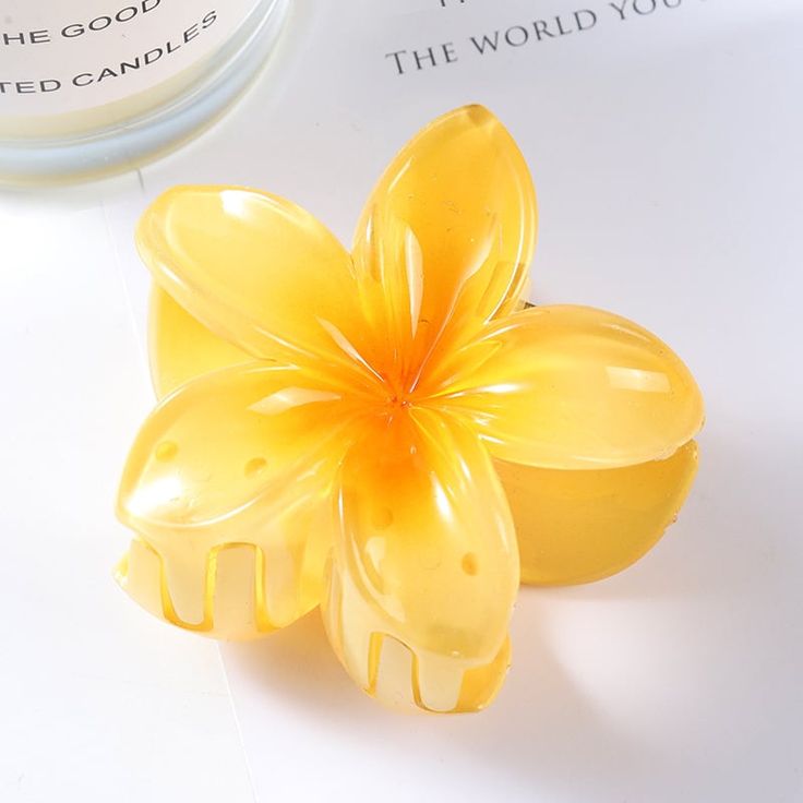 ๐ Sunbeam Blossom Flower Claw Clip โ (Large Size)