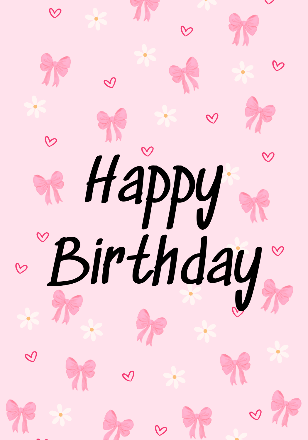ππΈ Adorable Pink Birthday Card πΈπ