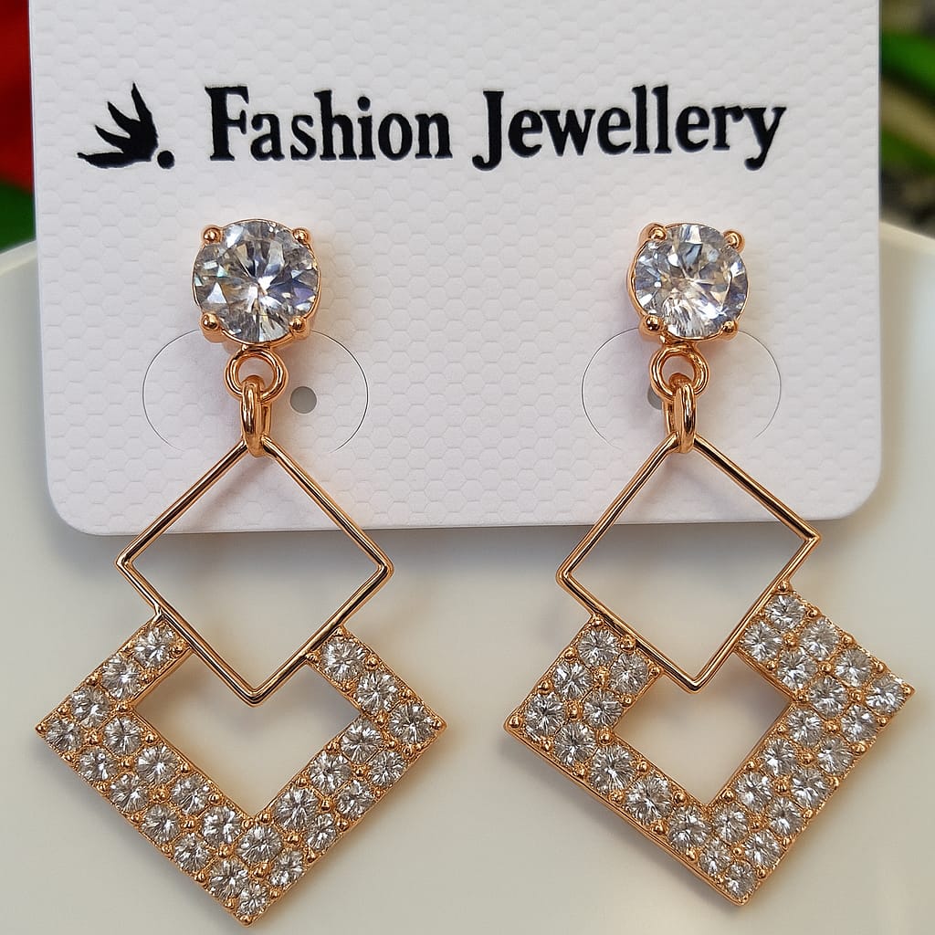 π« Modern Glam Geometric Earrings π«