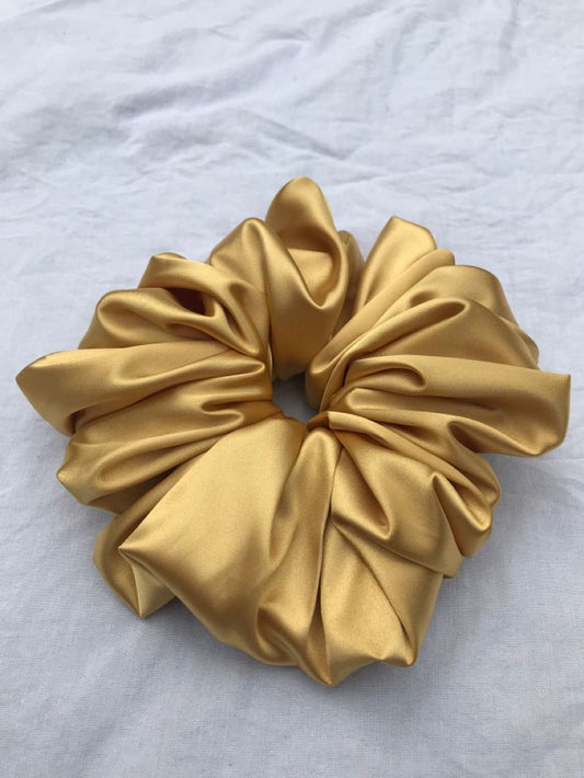 🌼 Mustard Yellow Satin Scrunchie 🌼
