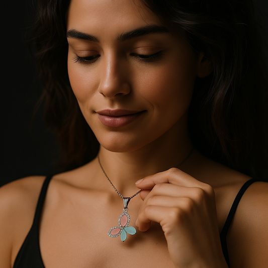 🦋 Elegant Butterfly Pendant Necklace