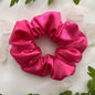 💗 Hot Pink Satin Scrunchie 💗