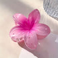 Hot pink flower hair clip 💖🌸✨ (small)