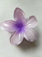 Violet flower hair clip 💜🌺 ( small )