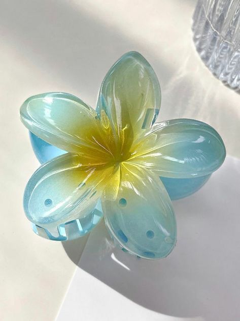 Flower claw clip 💙💚💛(small)