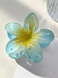 Flower claw clip 💙💚💛(small)