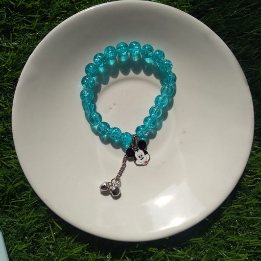 💙 Playful Blue Beaded Bracelet 🧸✨
