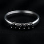 ✨💍 Elegant Black Diamond Ring (free size)