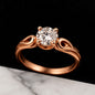 🌹💍 Romantic Rose Gold Diamond Ring